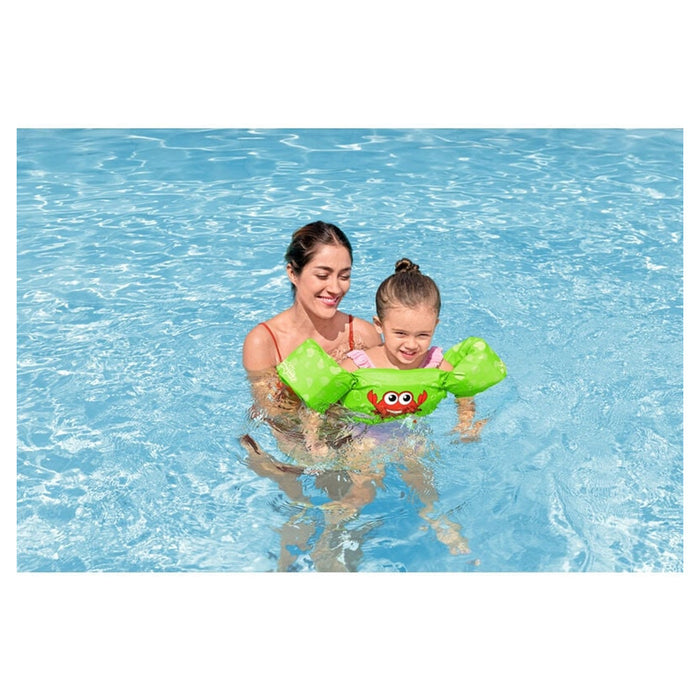 Trade Shop - Gilet Salvagente Per Bambini Design Granchio Giubbotto Galleggiante Con Braccioli 90137 -