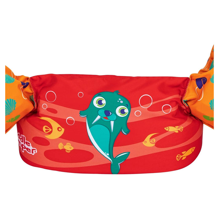 Trade Shop - Gilet Salvagente Per Bambini Design Tricheco Giubbotto Galleggiante Con Braccioli 90139 -