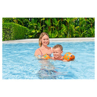 Trade Shop - Gilet Salvagente Per Bambini Design Tricheco Giubbotto Galleggiante Con Braccioli 90139 -