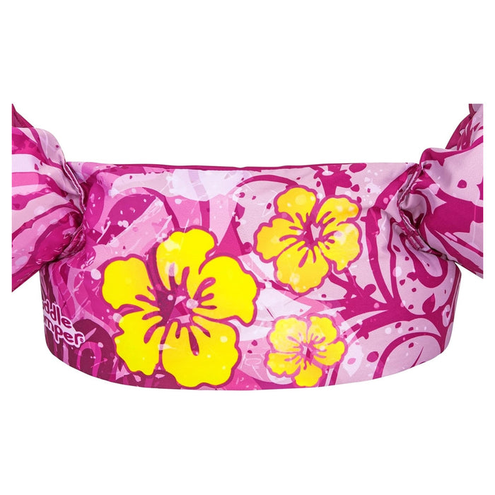 Trade Shop - Gilet Salvagente Per Bambini Fiori Tropicali Giubbotto Galleggiante Con Braccioli 90144 -