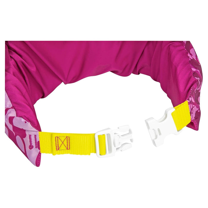 Trade Shop - Gilet Salvagente Per Bambini Fiori Tropicali Giubbotto Galleggiante Con Braccioli 90144 -