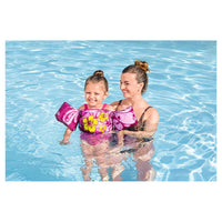 Trade Shop - Gilet Salvagente Per Bambini Fiori Tropicali Giubbotto Galleggiante Con Braccioli 90144 -