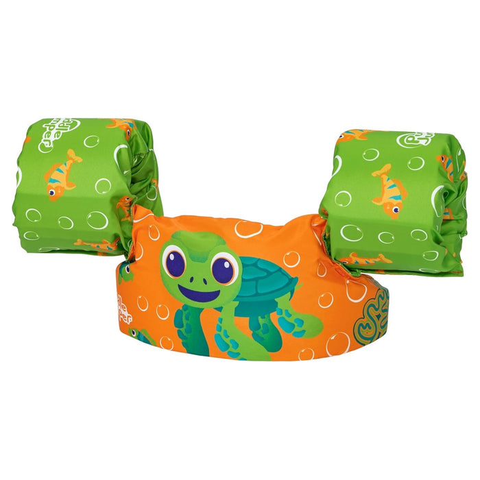 Trade Shop - Gilet Salvagente Per Bambini Tartaruga Marina Giubbotto Galleggiante Con Braccioli 90145 -