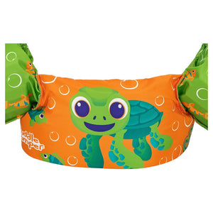 Trade Shop - Gilet Salvagente Per Bambini Tartaruga Marina Giubbotto Galleggiante Con Braccioli 90145 -