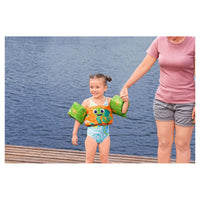 Trade Shop - Gilet Salvagente Per Bambini Tartaruga Marina Giubbotto Galleggiante Con Braccioli 90145 -