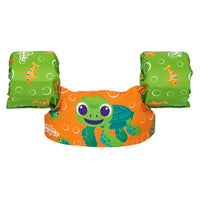 Trade Shop - Gilet Salvagente Per Bambini Tartaruga Marina Giubbotto Galleggiante Con Braccioli 90145 -