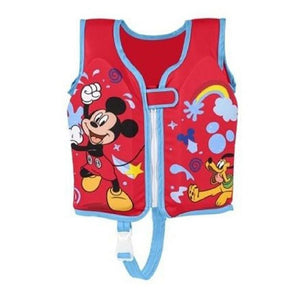 Trade Shop - Gilet Salvagente Trainer Mickey Con Cuscinetti In Schiuma Bambini 3-6 Anni 9101h -
