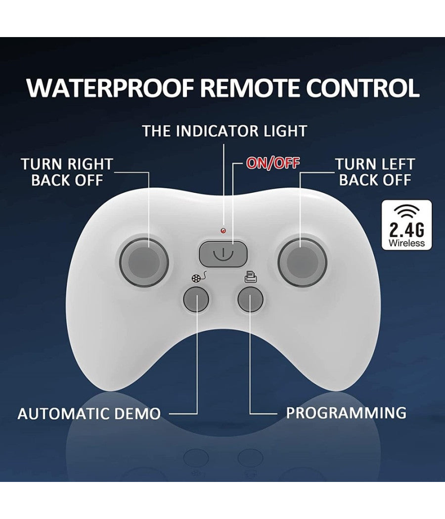 Giocattolo Devilfish Telecomandato Squalo 2.4g Rc Subacqueo Piscina Bambini Estate         