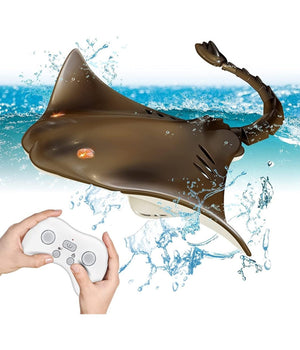 Giocattolo Devilfish Telecomandato Squalo 2.4g Rc Subacqueo Piscina Bambini Estate         