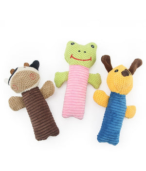 Giocattolo Per Cani Forma Animale Peluche Cigolante Morso Masticare 20 Cm 53771         