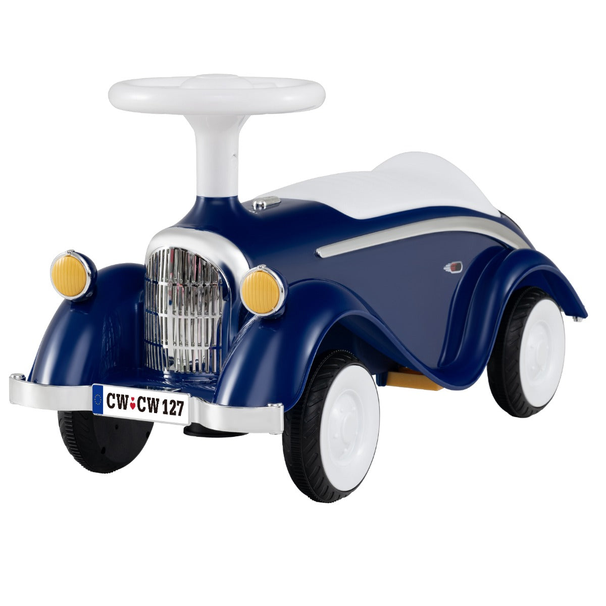 Giocattolo da cavalcare per bambini 19 a 36 mesi, Fari a LED e spazio portaoggetti sotto il sedile Blu-Biciclette e tricicli