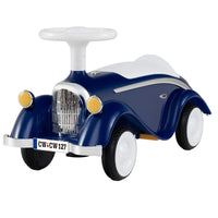 Giocattolo da cavalcare per bambini 19 a 36 mesi, Fari a LED e spazio portaoggetti sotto il sedile Blu-Biciclette e tricicli