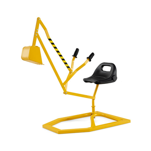 Giocattolo escavatore da spiaggia con controlli a due mani e pala flessibile, Escavatore per bambini da costruzione per esterni -Macchinine giocattoli