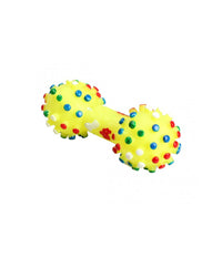 Gioco A Forma Di Osso Riportino Per Animali Domestici 16 Cm Gomma Morbida Sonoro         