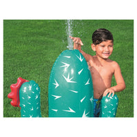 Trade Shop - Gioco Acquatico Gonfiabile Cactus Oasis Spruzza Acqua Per Bambini 74x56x104cm 52733 -