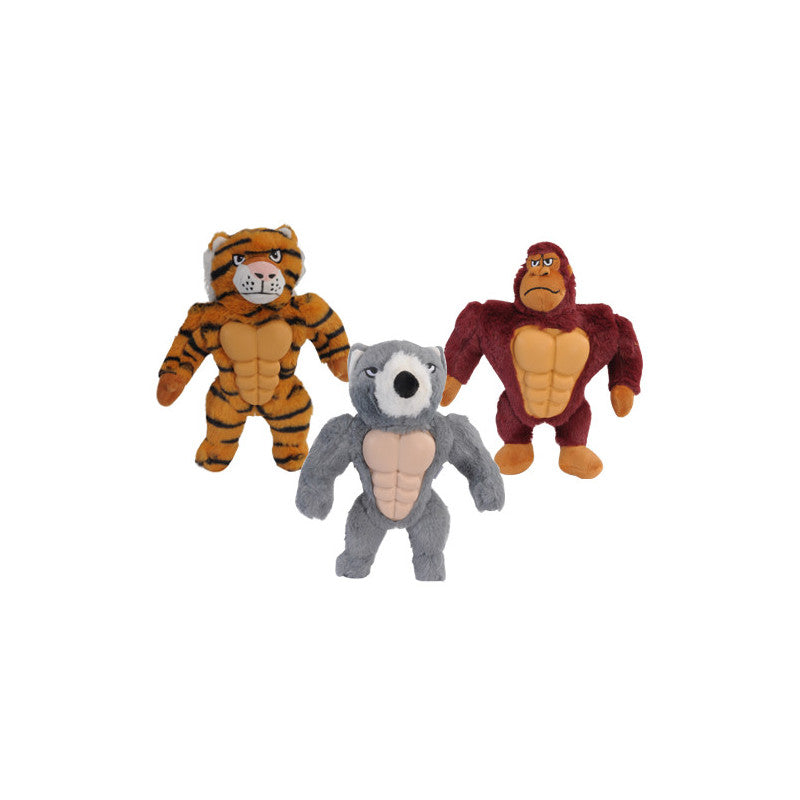 Gioco Camon gorilla peluche e TPR per cani 30 cm – Con squeaker interno – Stimola il gioco