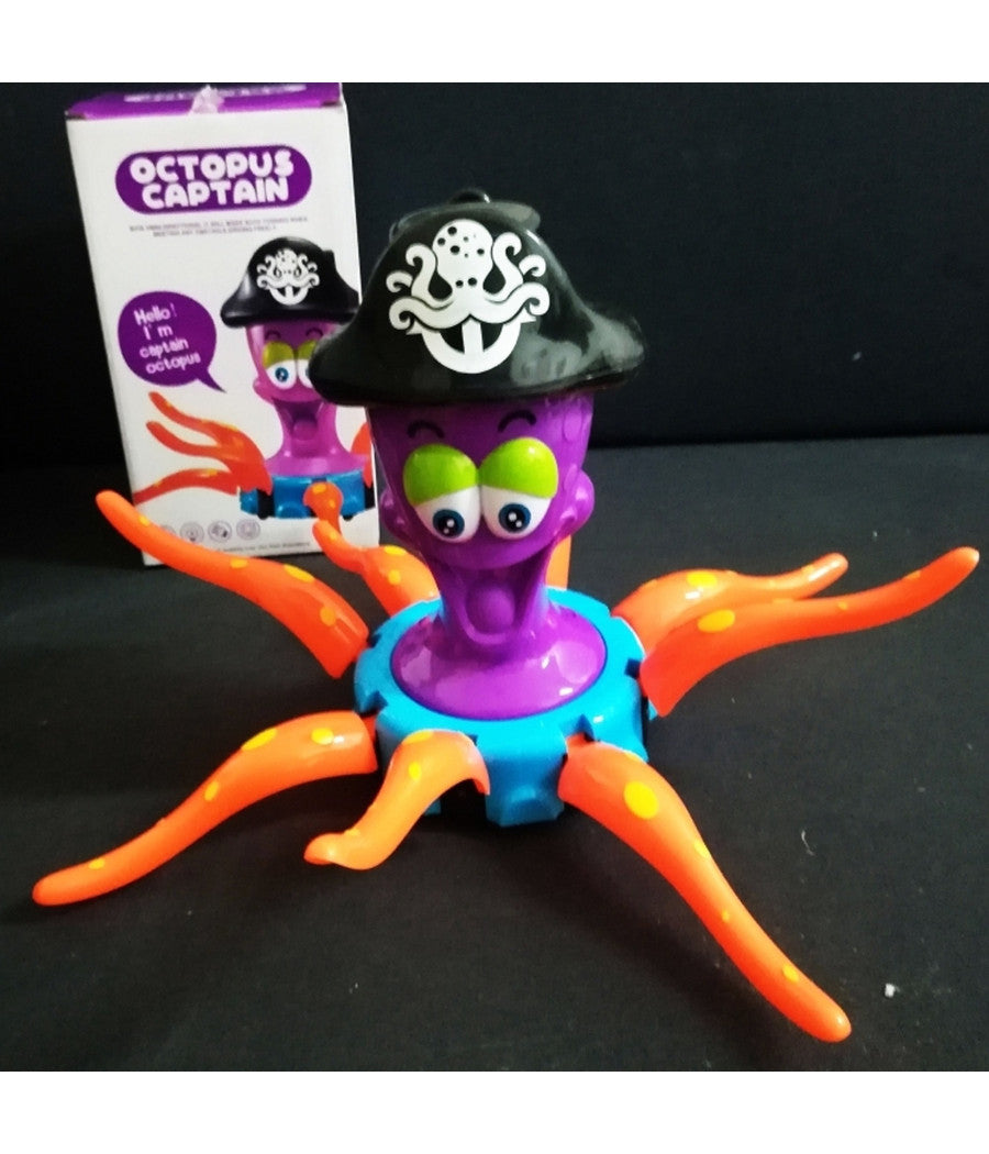 Gioco Capitano Polipo Octopus Luci Musica Suoni Muove Tentacoli Pirata Bambini         