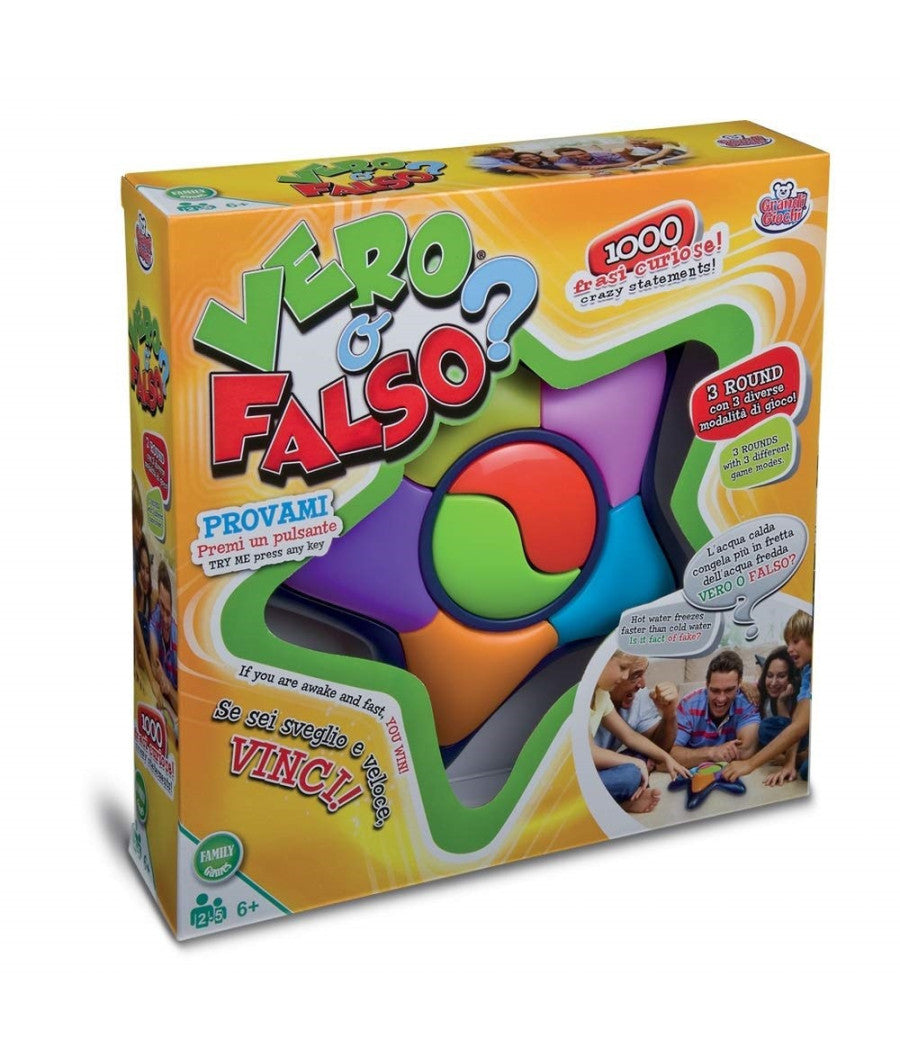Vero O Falso Gioco Di Società  Elettronico 1000 Frasi Grandi Giochi         