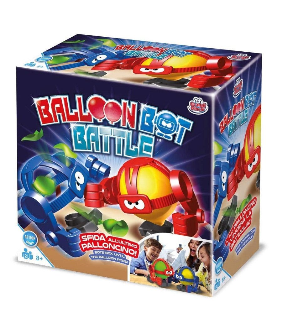 Gioco Di Societa' Da Tavolo Balloonbot Battle Giochi Lotta Robot Palloncini         