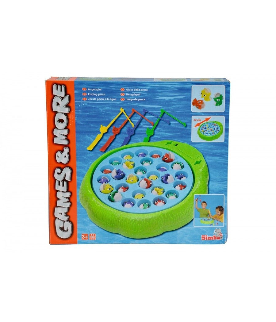 Gioco Di Societa' Da Tavolo Gioco Della Pesca Con 21 Pesci Fino A 4 Giocatori         