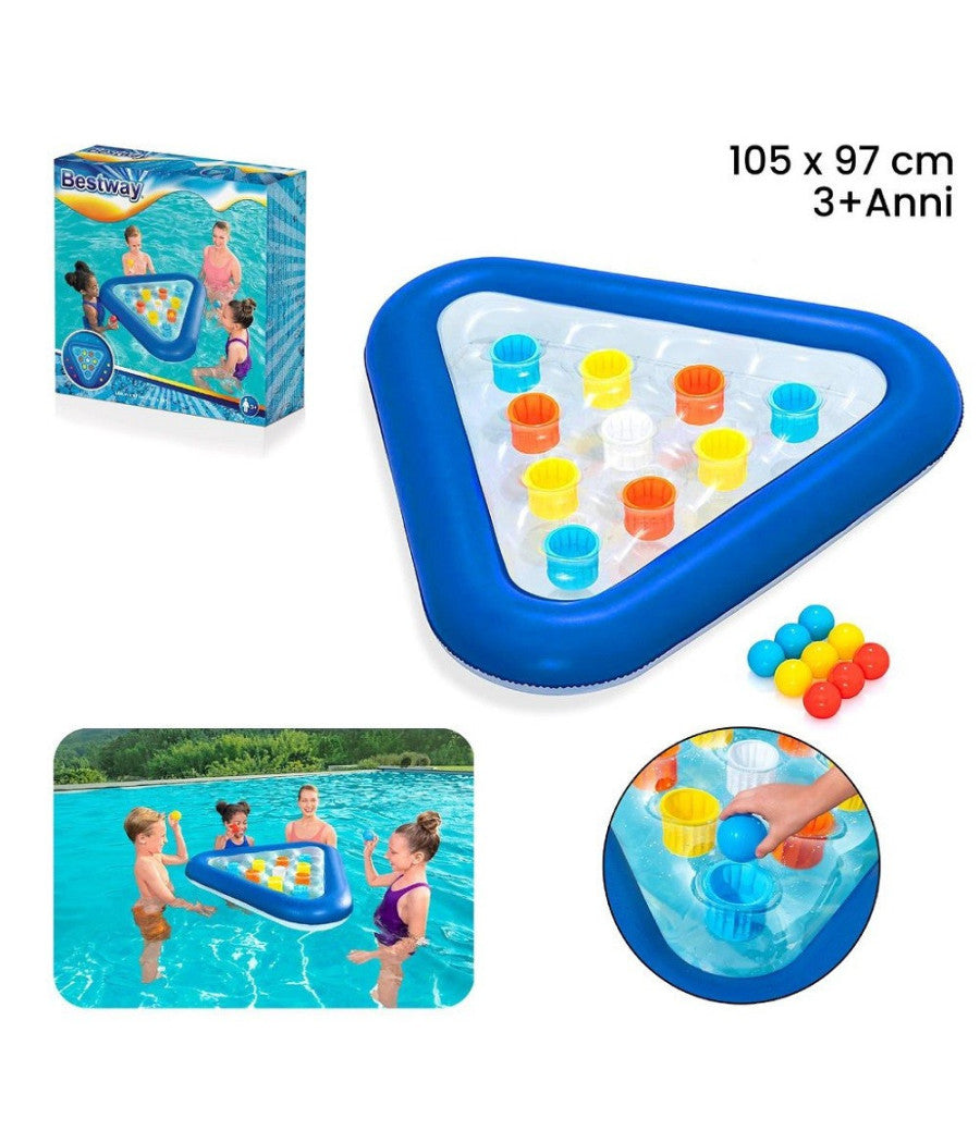Gioco Galleggiante Pong Gonfiabile Bambini Piscina Estate Palle 105x97cm 52560         