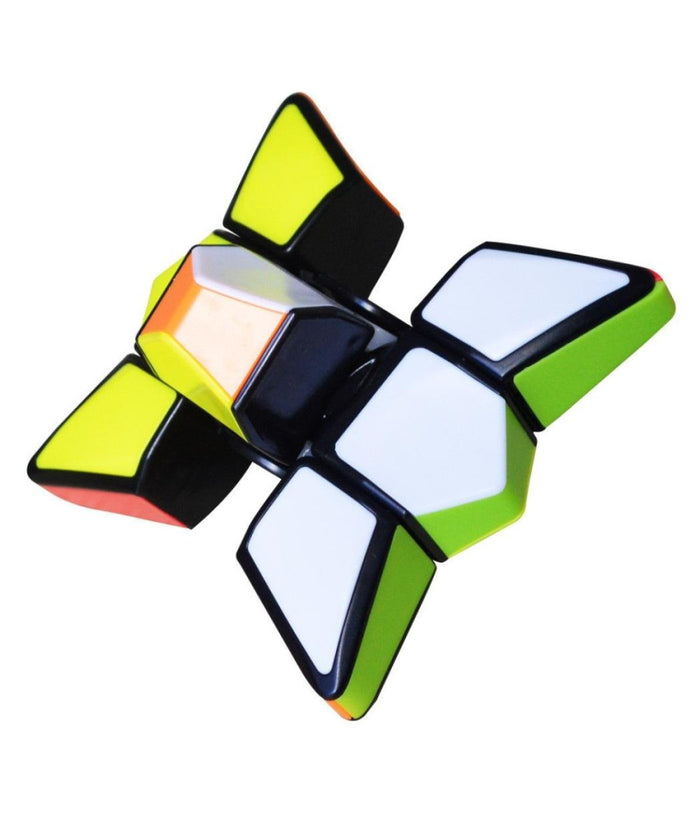 Gioco Giocattolo Cubo Di Rubik Ruotante Fidget Finger Spinner Ruota A 360° 3+         