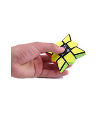Gioco Giocattolo Cubo Di Rubik Ruotante Fidget Finger Spinner Ruota A 360° 3+         