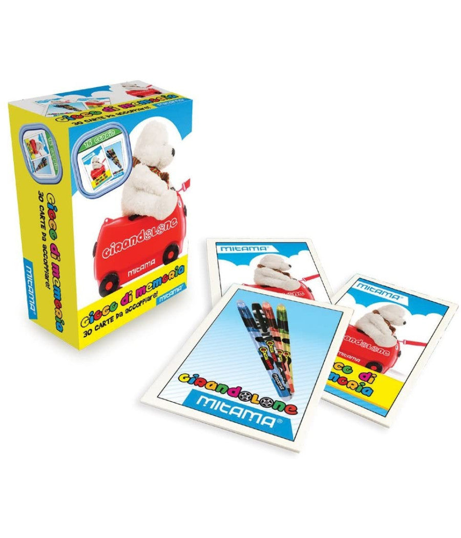 Trade Shop - Gioco Girandolone Valigia Con Pennarelli Stickers Gioco Memo Carte Mitama Rosa -