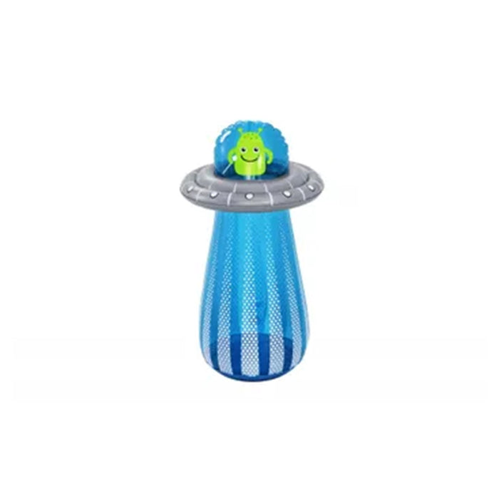 Trade Shop - Gioco Gonfiabile Spruzza Acqua Pungiball Sempreimpiedi Ufo Blaster 61x119cm Bambini 52731 -