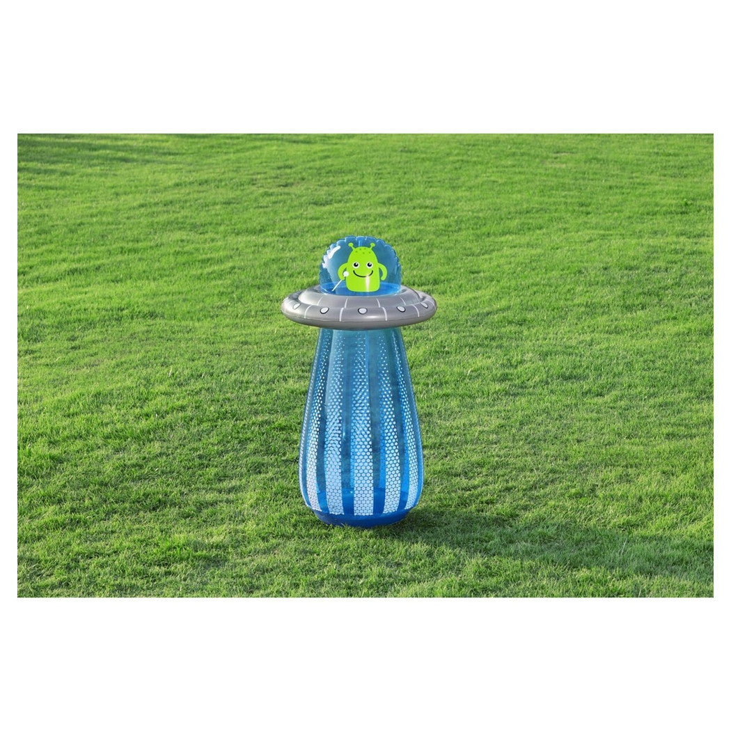 Trade Shop - Gioco Gonfiabile Spruzza Acqua Pungiball Sempreimpiedi Ufo Blaster 61x119cm Bambini 52731 -