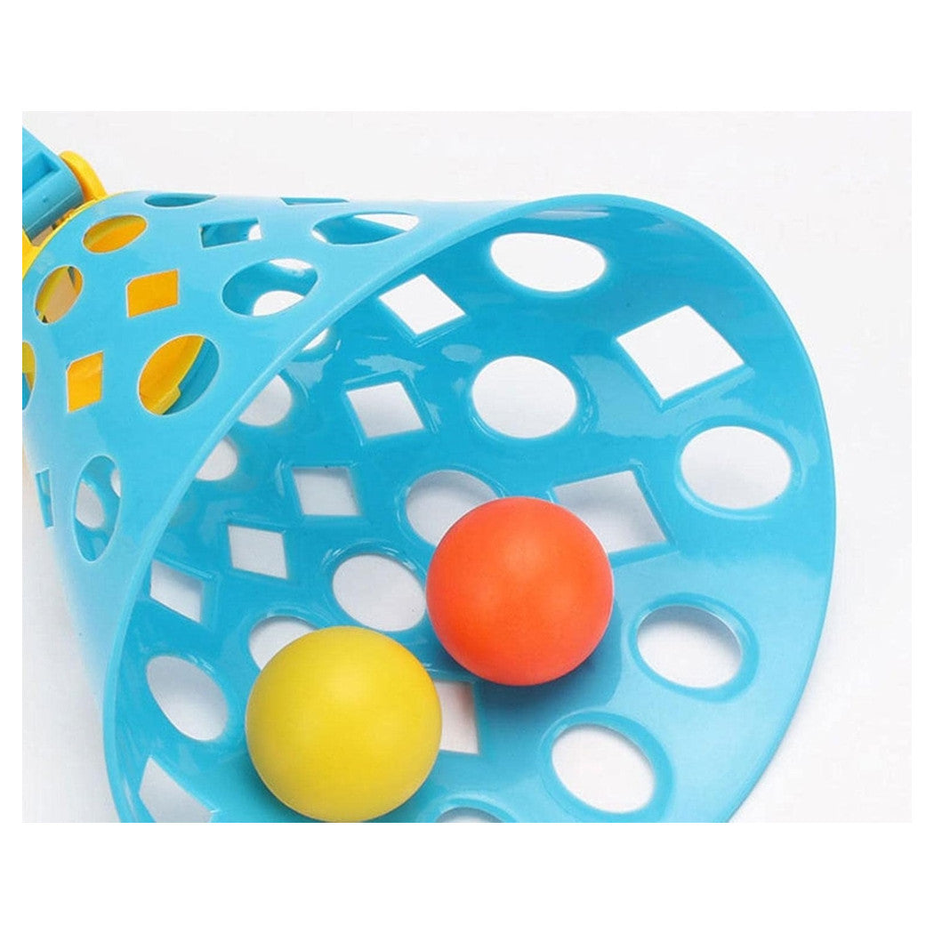 Trade Shop - Gioco Lancia Prendi Pallina Cestino Con Palle Giocattoli Per Bambini Colorati 6717032 -