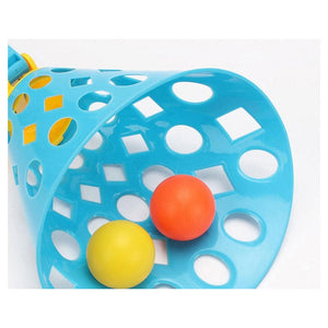 Trade Shop - Gioco Lancia Prendi Pallina Cestino Con Palle Giocattoli Per Bambini Colorati 6717032 -