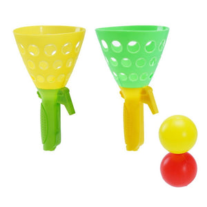 Trade Shop - Gioco Lancio Cattura Palla Canestro Palline Set Giocattoli Per Bambini 4pz 10x20cm 258369 -