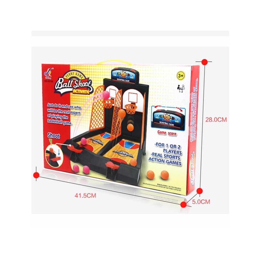 Trade Shop - Gioco Mini Basket Per Dita Canestro Da Tavolo Pallacanestro Bambini Giocattolo -