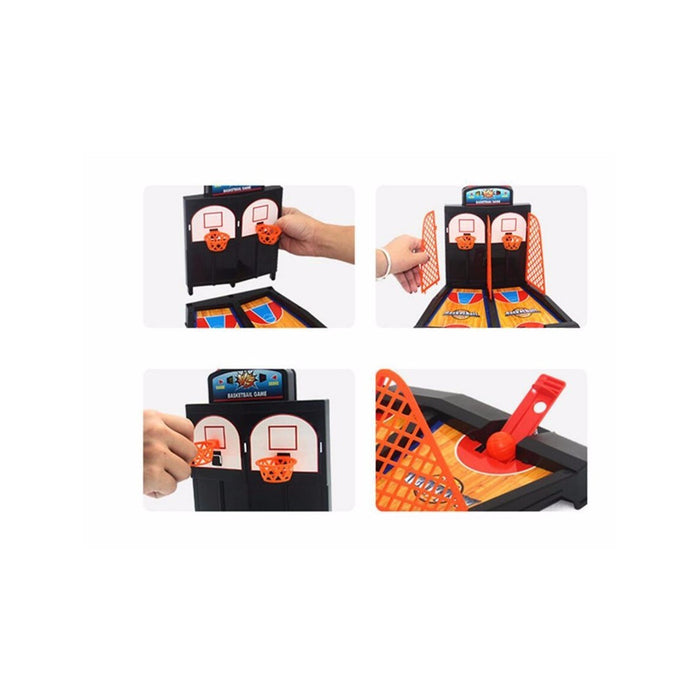 Trade Shop - Gioco Mini Basket Per Dita Canestro Da Tavolo Pallacanestro Bambini Giocattolo -