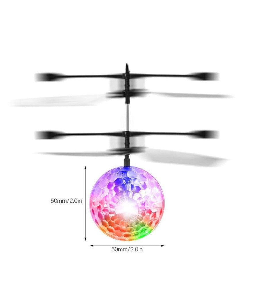 Gioco Palla Sfera Volante Giocattolo Mini Elicottero Aircraft Luminoso Flying         