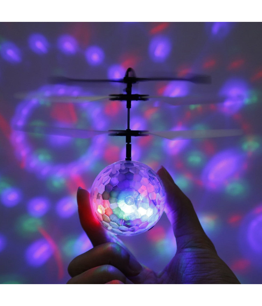 Gioco Palla Sfera Volante Giocattolo Mini Elicottero Aircraft Luminoso Flying         