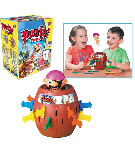 Gioco Pirata Barile Pop Up Corsaro Nero Spade Probabilità  2-4 Giocatori Bambini         