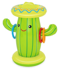 Trade Shop - Gioco Spruzza Acqua A Forma Di Cactus Per Bambini 2 Anni+ 105x60 Cm Estate 52381 -        