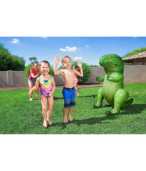Gioco Spruzza Acqua A Forma Di Dinosauro 9x75x122cm Bambini 3 Anni Giardino 52294         