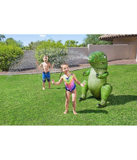 Gioco Spruzza Acqua A Forma Di Dinosauro 9x75x122cm Bambini 3 Anni Giardino 52294         