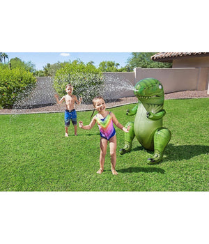 Gioco Spruzza Acqua A Forma Di Dinosauro 9x75x122cm Bambini 3 Anni Giardino 52294         