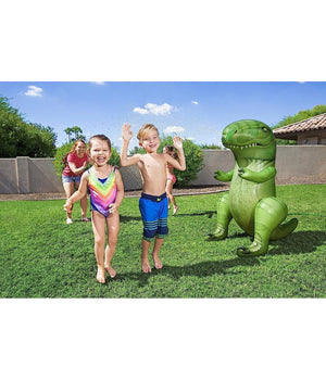 Gioco Spruzza Acqua A Forma Di Dinosauro 9x75x122cm Bambini 3 Anni Giardino 52294         