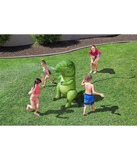Gioco Spruzza Acqua A Forma Di Dinosauro 9x75x122cm Bambini 3 Anni Giardino 52294         
