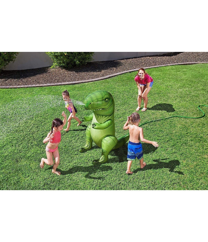 Gioco Spruzza Acqua A Forma Di Dinosauro 9x75x122cm Bambini 3 Anni Giardino 52294         