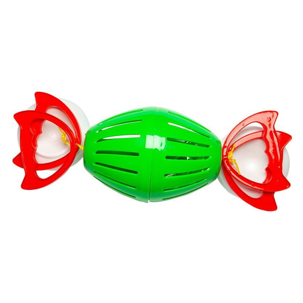 Trade Shop - Gioco Tira La Palla Scorrevole 2 Maniglie In Plastica Bambini Giocattolo Estate 6563173 -