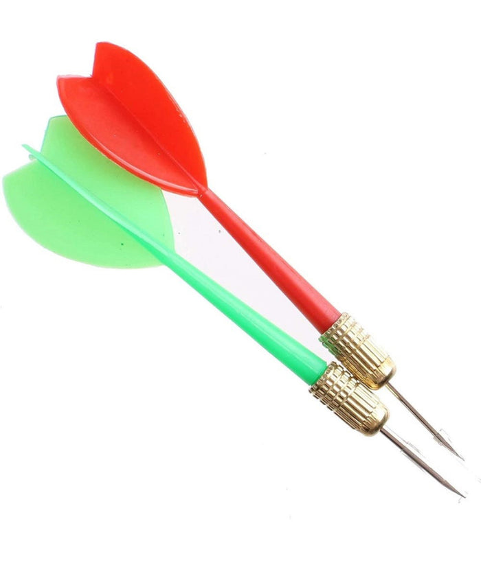 Gioco Tirassegno Tiro Al Bersaglio Con 2 Freccette Dart Board Sport Game 24 Cm         