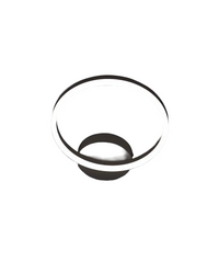 Plafoniera GIOTTO a led moderna 18W nero 3508-21-101 Fabas Luce