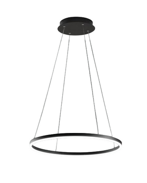 Lampadario a sospensione GIOTTO a led 36W nero 3508-40-101 Fabas Luce