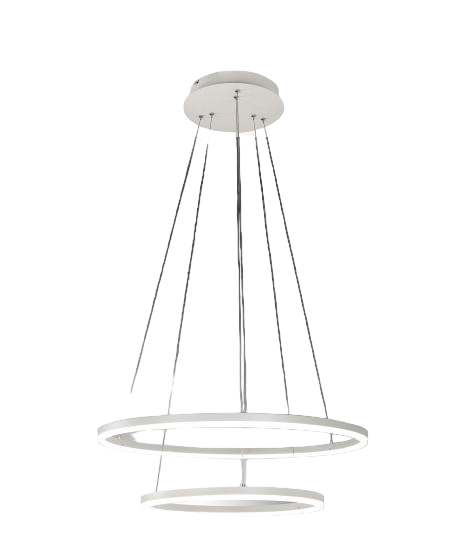 Lampadario a sospensione GIOTTO a led 52W bianco 3508-45-102 Fabas Luce